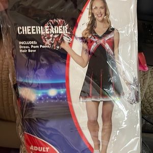 WORN ONCE ADULT CHEERLEADER SIZE M 8-10